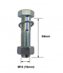 High Tensile Towball Bolt and Nut - M16 x 65mm (mp248tp)